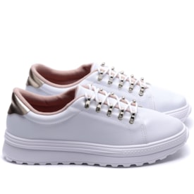 Tênis Feminino Moleca Jogging Strass 5809. 101