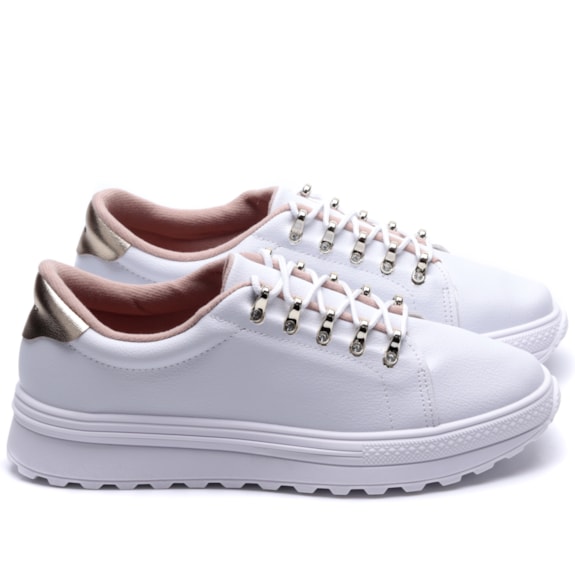 Tênis Feminino Moleca Jogging Strass 5809. 101