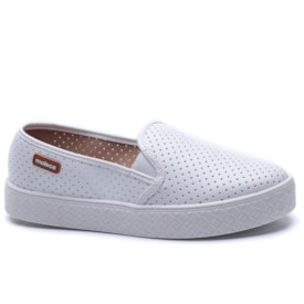 Tênis Feminino Moleca Slip On Napa 5712.304 Branco