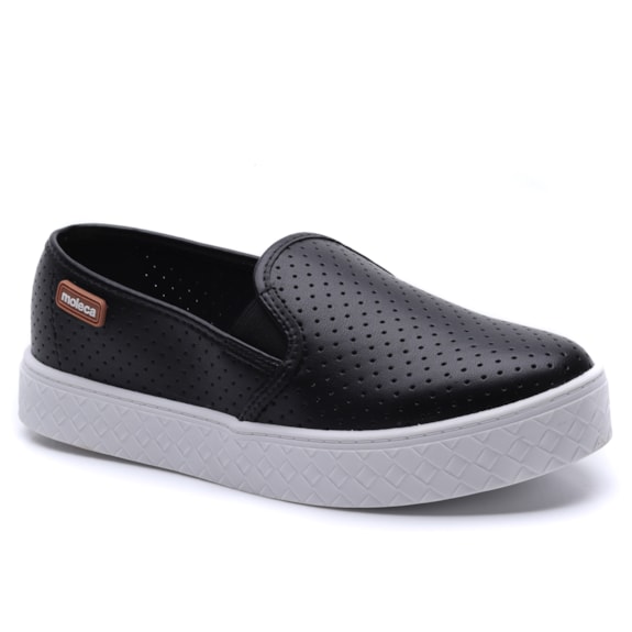 Tênis Feminino Moleca Slip On Napa 5712.304 Preto