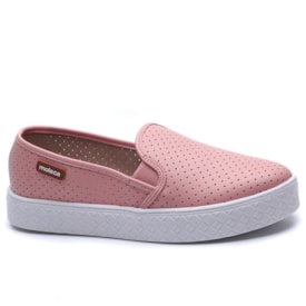 Tênis Feminino Moleca Slip On Napa 5712.304 Rosa