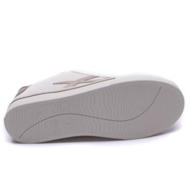 Tênis feminino Napa Via Marte 016-012 NP Marfim Gold