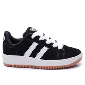 Tênis Feminino Quiz Street Nobuck 61-1851-01 N