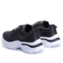 Tênis Feminino Ramarim Jogging com Ilhós 25-74202 Preto Branco