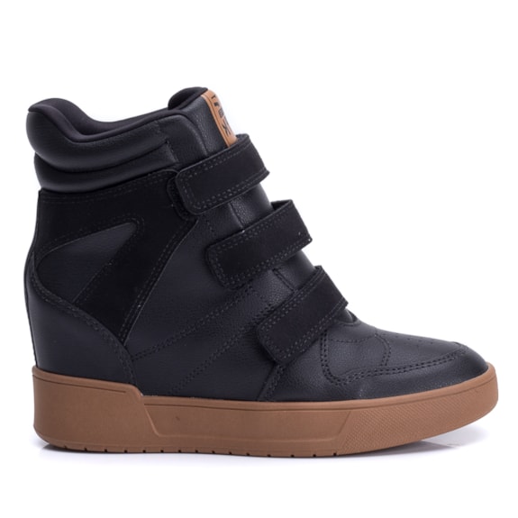 Tênis Feminino Ramarim Sneakers Velcro 25-91202 Preto