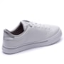 Tênis Feminino Street Casual NP da Via Marte 016-017 Branco Prata