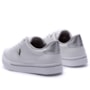 Tênis Feminino Street Casual NP da Via Marte 016-017 Branco Prata