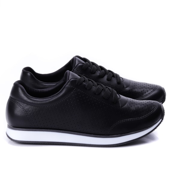 Tênis Feminino Via Marte Preto 17-16501