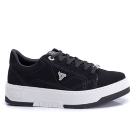 Tênis Feminino Via Marte Street Casual 126-017 N Preto
