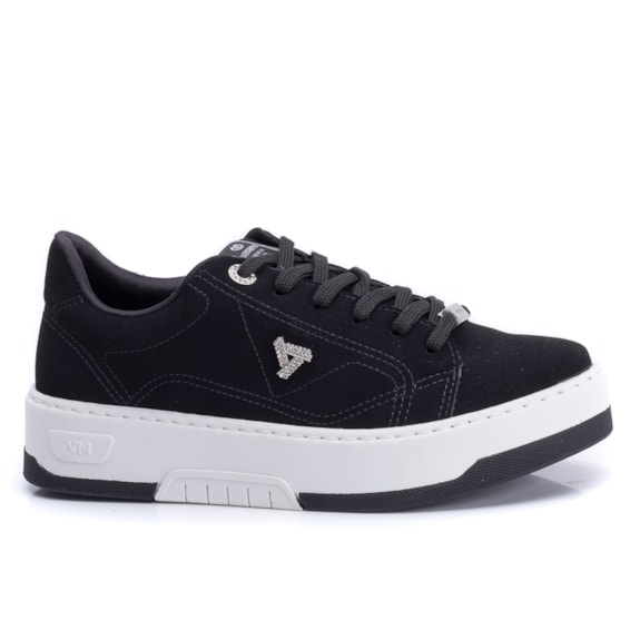 Tênis Feminino Via Marte Street Casual 126-017 N Preto