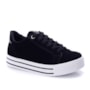 Tênis Feminino Via Marte Street - PRETO/PRETO
