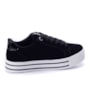 Tênis Feminino Via Marte Street - PRETO/PRETO