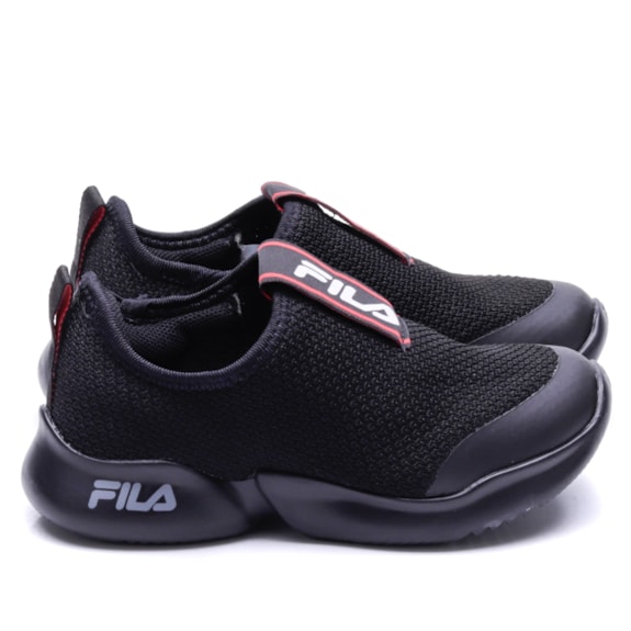 Tênis Fila Masculino Funny F04K004 Preto Branco Vermelho