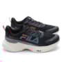 TENIS FILA PROGRESS LITE PRETO-GRAFITE-VERMELHO  F01TR00044