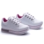 Tênis Flatform Jogging Tratorado Ramarim Feminino - BRANCO/WAVE