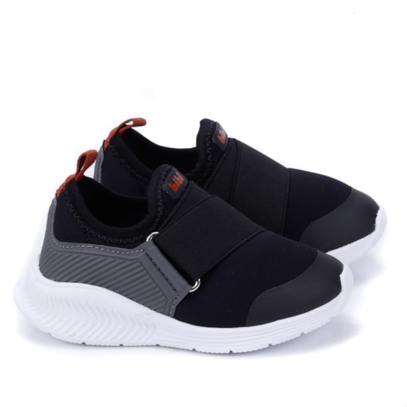 Tênis Fly Baby Bibi Infantil Masculino PRETO/GRAFITE Andaraki