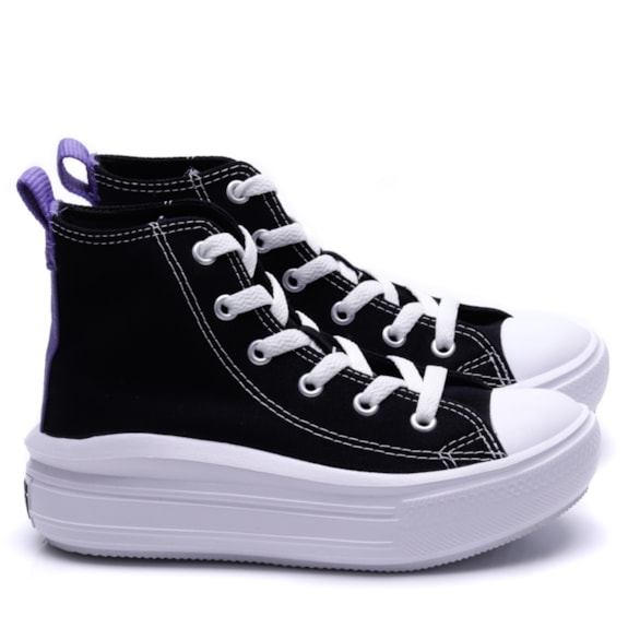 Tênis Infantil All Star Plataforma Cano Alto Feminino Move Seasonal Hi Converse CK10200001