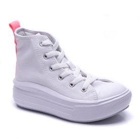 Tênis Infantil All Star Plataforma Cano Alto Feminino Move Seasonal Hi Converse CK10200002