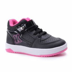 Tênis Infantil Feminino Kidy Baby Happy Cano Alto 313-0057