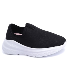 Tênis Infantil Feminino Molekinha Slip On Lycra 2584.100