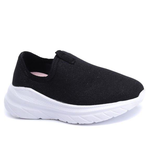Tênis Infantil Feminino Molekinha Slip On Lycra 2584.100