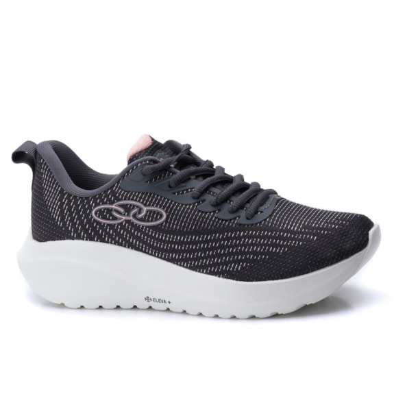 Tênis Infantil Feminino Olympikus Acqua 412 FI Chumbo