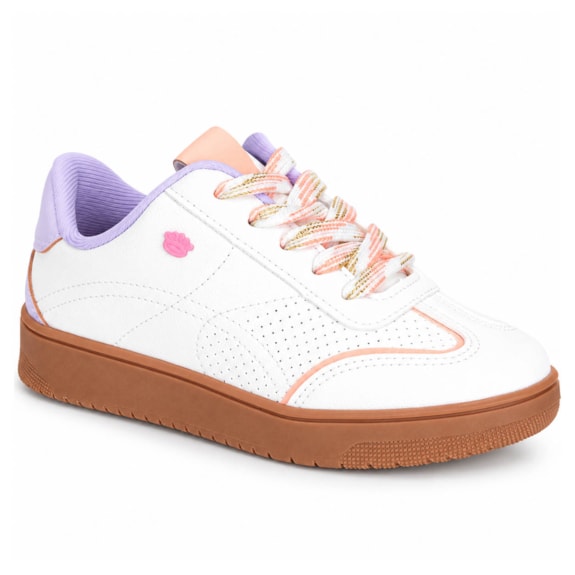 Tênis Infantil Feminino Pink Cats Street Casual 