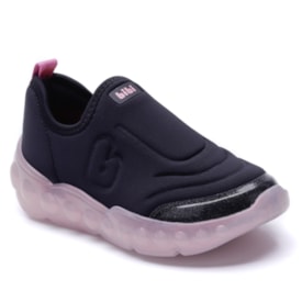 Tênis Infantil Feminino Slip On com LED 1252015 