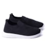 Tênis Infantil Feminino Slip On Molekinha - PRETO