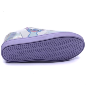 Tênis Infantil Feminino Stitch Casual Holográfico DST05DY