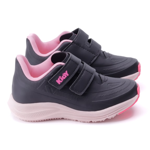 Tênis Infantil Feminino Velcro Kidy 438-1004 Andaraki