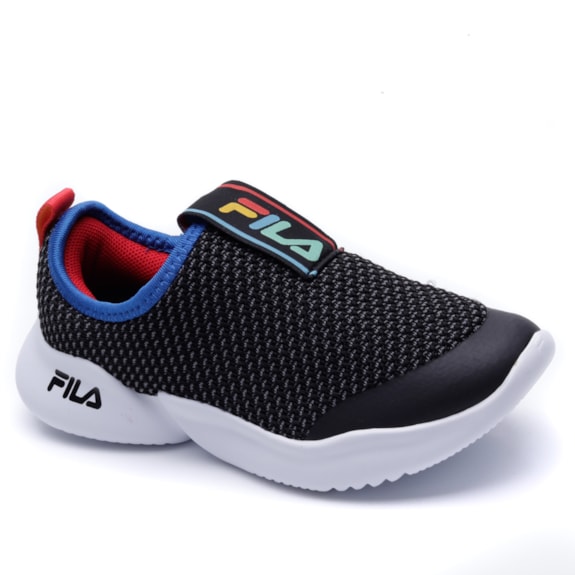 Tênis Infantil Masculino Funny Fila F04K004 Preto Multicolor