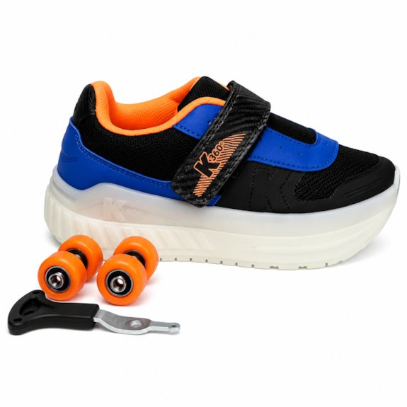 Tênis Infantil Masculino Kidy Veloz com Rodinhas e LED 473-0001