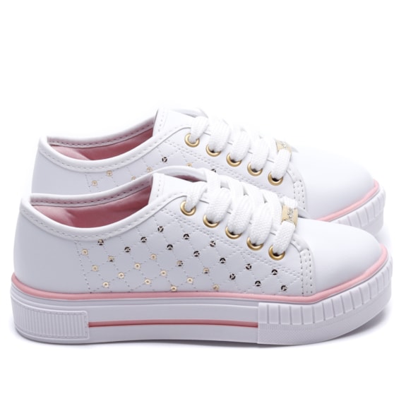 Tênis Infantil Molekinha Menina com Lantelouja 108 Andaraki