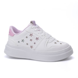 Tênis Infantil Pink Cats Feminino Street Estrela V 6211