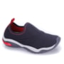 Tênis Infantil Slip On Masculino - PRETO/VERMELHO