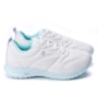 Tênis Jogging Kolosh Feminino Infantil - WHITE/ACQUA