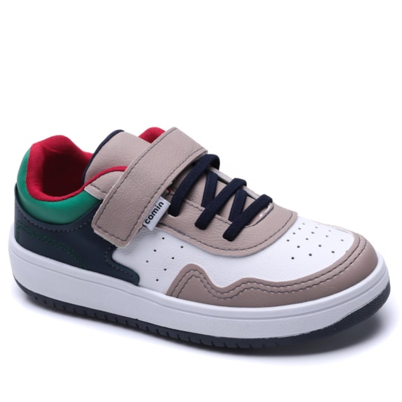 Tênis Juvenil Camin Casual Masculino Velcro 3583-64 Andaraki