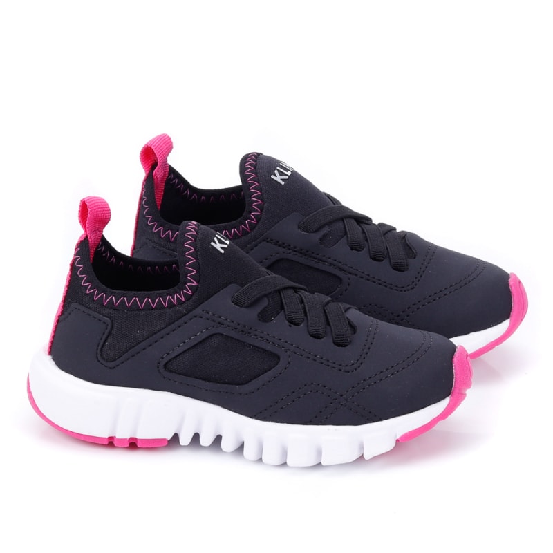 Tenis preto hot sale infantil klin