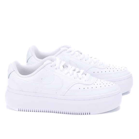 Tenis Nike Feminino Court Vision Alta  - BRANCO