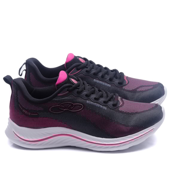 Tênis Olympikus Apolis Feminino 206 F Preto-Pink