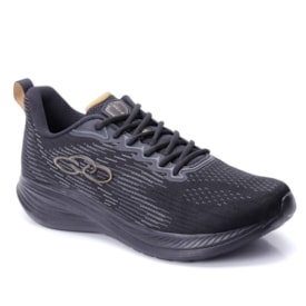 Tênis Olympikus Marte Masculino 156  Preto-Dourado