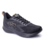 Tênis Olympikus Marte Masculino 156  Preto-Dourado