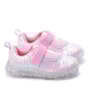 Tênis Pampili Paetê com Led Infantil Feminino - BRANCO/COLORIDO