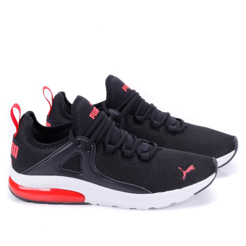 Tenis puma preto e clearance vermelho