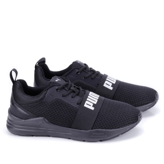 Tênis Puma Wired Run Masculino - PRETO/PRETO