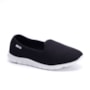 Tênis Sapatilha Slip Actvitta Feminino - PRETO/BRANCO