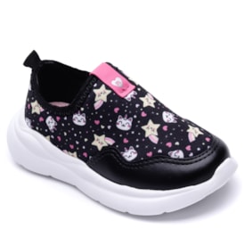 Tênis Slip On Baby Lycra Pérola Molekinha 2738.100