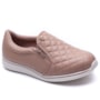 Tênis Slip On Feminino Modare C/ Zíper 7358. 224 Bege