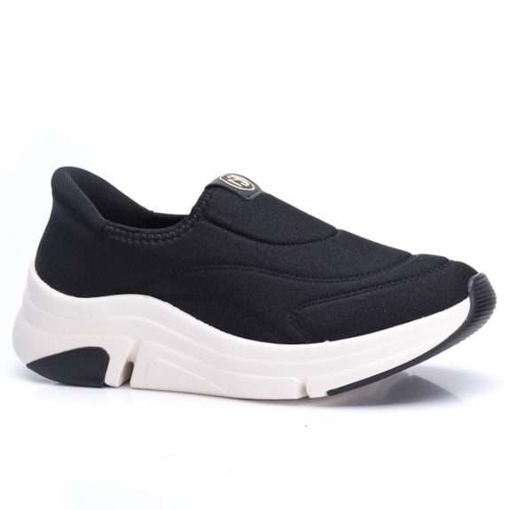 Tênis Slip On Feminino Modare Light Sense 7401.107 Preto